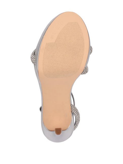 Escarpins à Plateforme Et Strass à Rayures Rouges