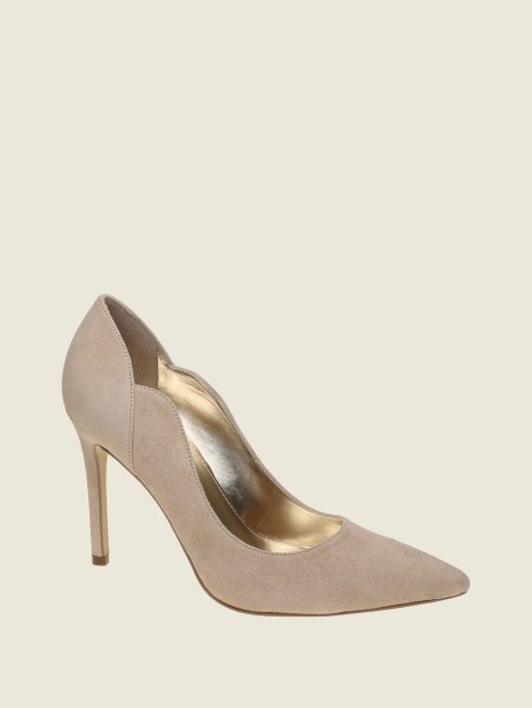 Escarpins Festonnés Faida 110 Naturel Clair Guess