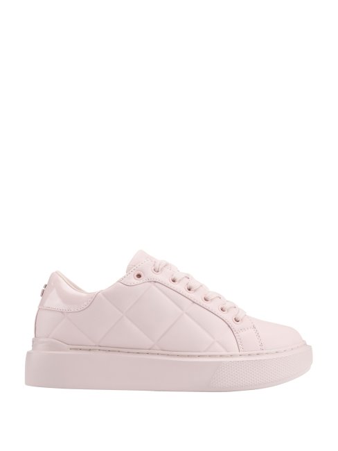 Guess Baskets Basses Matelassées Hilan Rose Clair 680