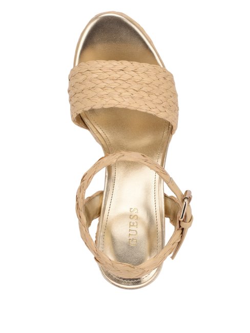 Gabela Serres à Mariée Cheville En Paille Guess Clair Naturel 110