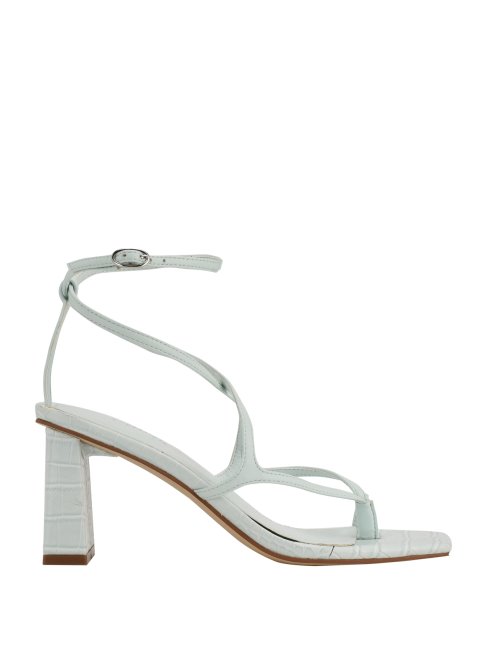 Guess Arisae Sandales à Talons Blocs Vert Lt