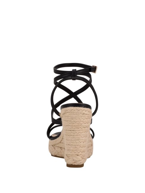 Espadrilles Compensées Hirani Noires Guess