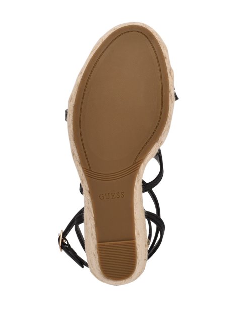 Espadrilles Compensées Hirani Noires Guess