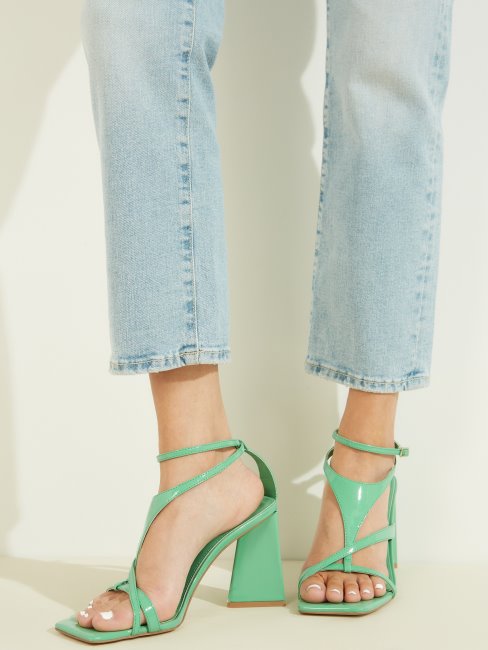 Kanai Talons évasés à Lanières Guess Vert Clair