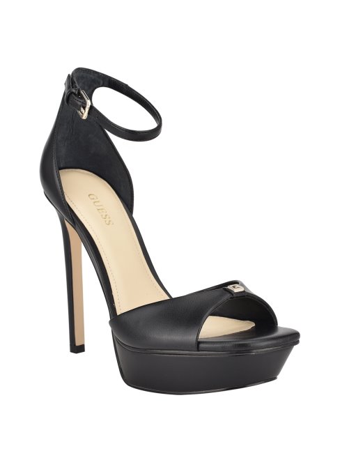 Guess Sandales Ellsyn Plateforme Stiletto Noir