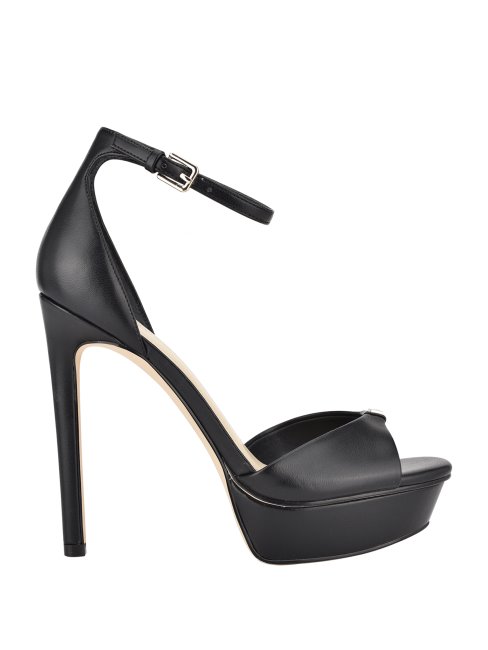 Guess Sandales Ellsyn Plateforme Stiletto Noir