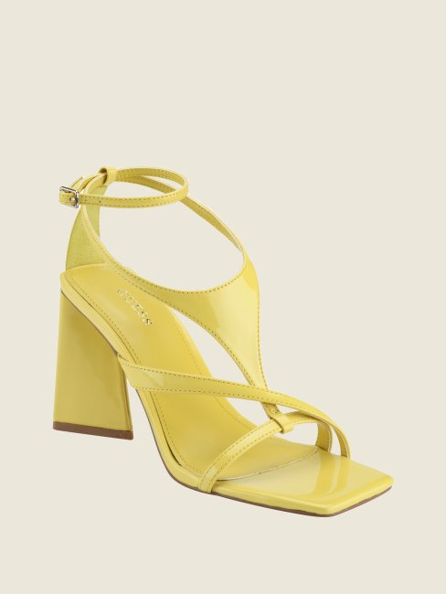 Guess Kanai Talons évasés à Lanières Jaune