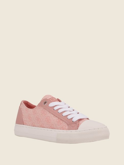 Baskets Basses à Logo 680 Passit Rose Clair Guess