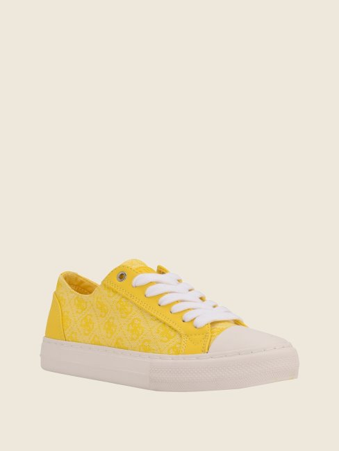 Baskets Basses Passit Logo Guess Jaune