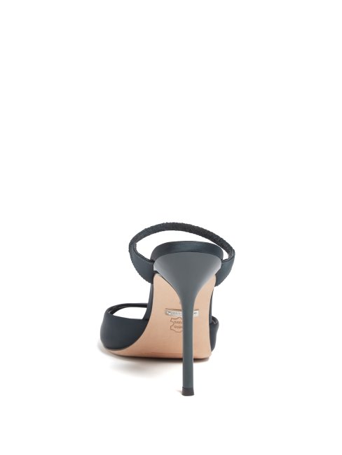 Sandale En Satin Brielle Verte Guess