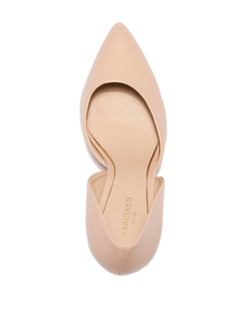 Escarpin D'orsay En Cuir Nude Heartbreaker Guess