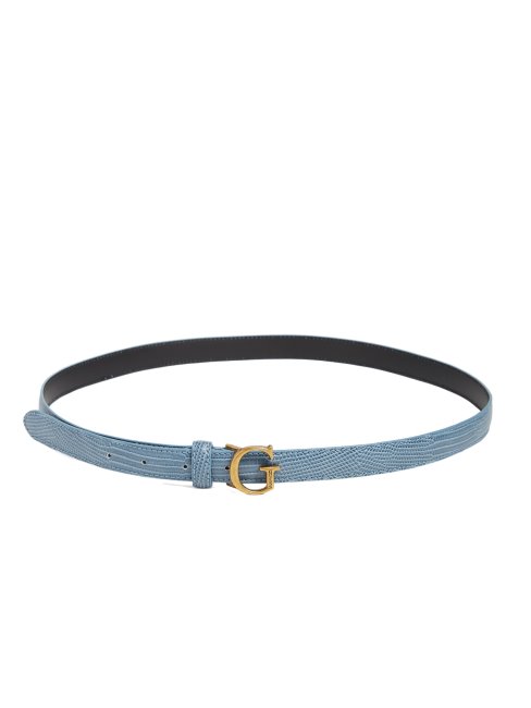 Guess Slate Ginevra Ceinture Fine En Peau De Serpent