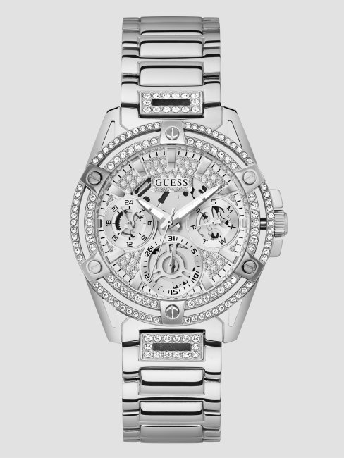 Guess Silver - Montre Argentée à Strass Avec Strass