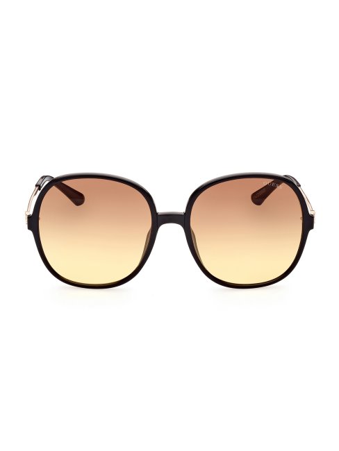 Lunettes De Soleil Rondes Oversize Guess Noir