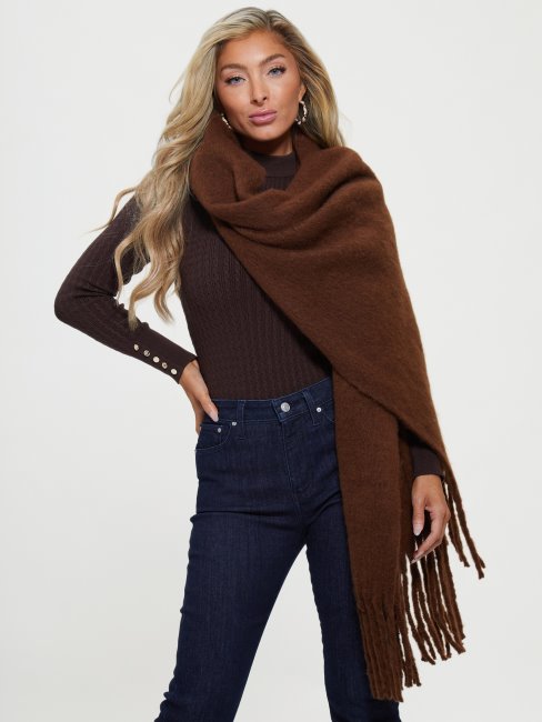 Chocolat Kellie Couverture écharpe Suppose