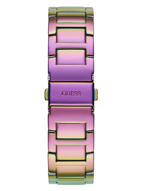 Montre Multifonction Cristal Irisé Guess Violet
