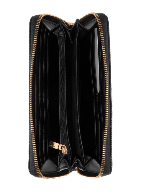 Grand Portefeuille Zippé Noir Laurel Guess