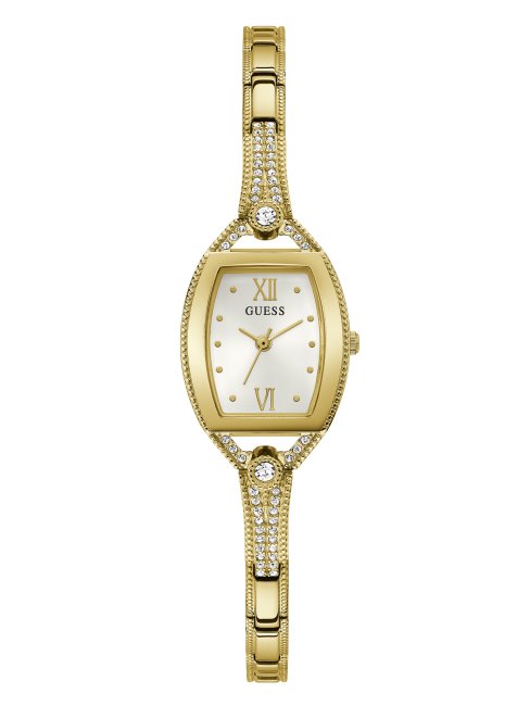 Montre Analogique Dorée Et Strass Guess Multi