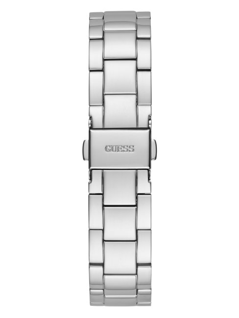 Montre Multifonction Argentée Et Strass Multi Guess