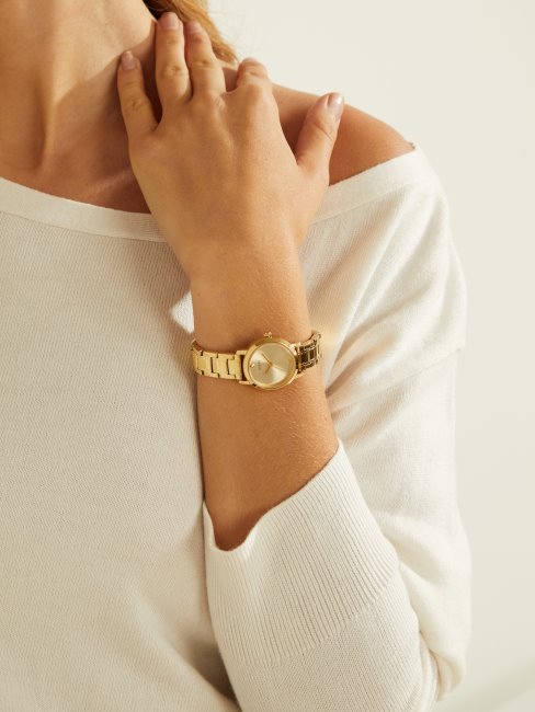 Montre Analogique Multi Ou Diamants Guess