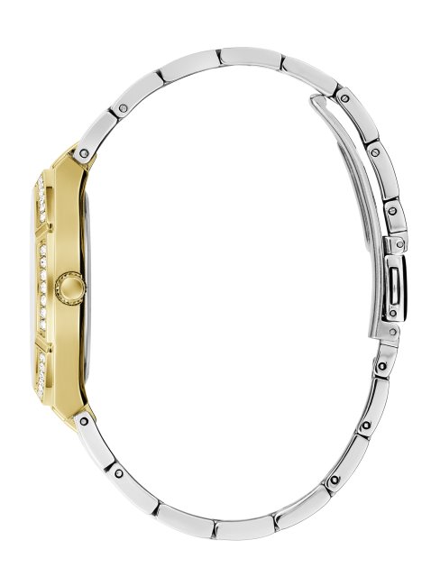 Montre Analogique Bicolore Argent/or Guess