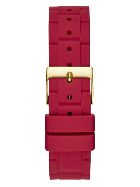 Montre Multifonction Guess Rouge Bicolore Et Rouge