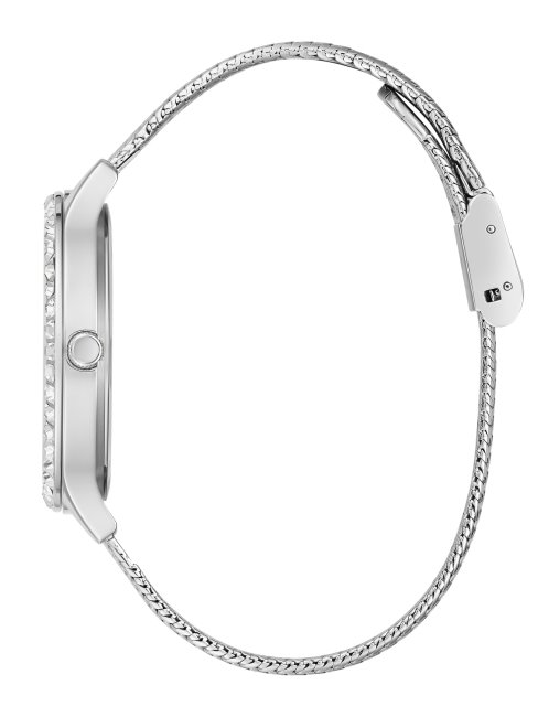 Montre Analogique En Maille Argentée Guess Multi