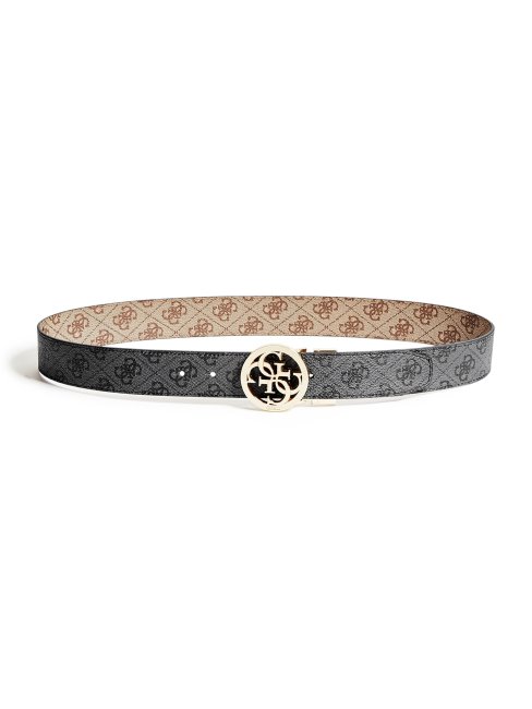 Ceinture Réversible Quattro G Signature Marron/noir Guess