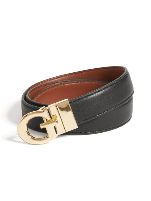 Ceinture Réversible Logo Guess Noir