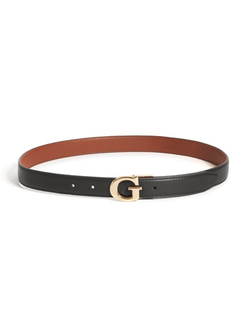 Ceinture Réversible Logo Guess Noir