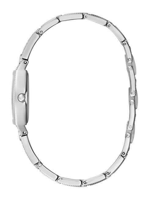 Montre Analogique Guess Argentée Et Strass Multi