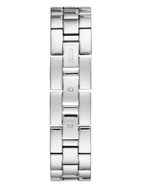 Montre Analogique Guess Argentée à Bracelet En Cristal Argenté