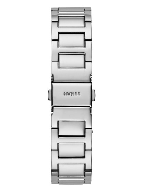 Montre Multifonction Carrée Argentée Silver Guess