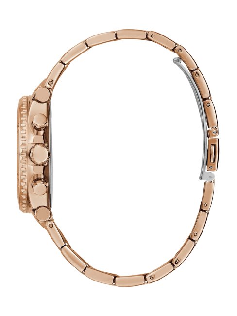 Montre Multifonctions Guess Doré Rose Argent