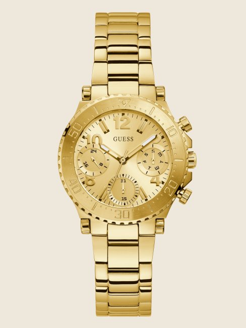 Montre Multifonction Dorée Guess Gold