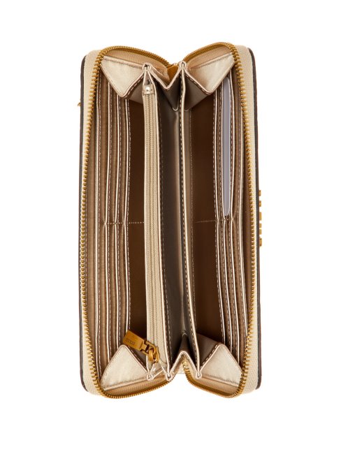 Laurel Grand Portefeuille Zippé Guess Blanc