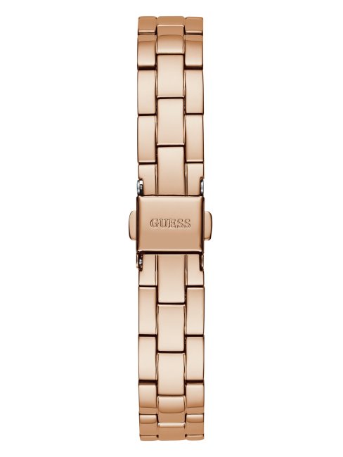 Montre Analogique En Or Rose Et Diamants Guess Multi