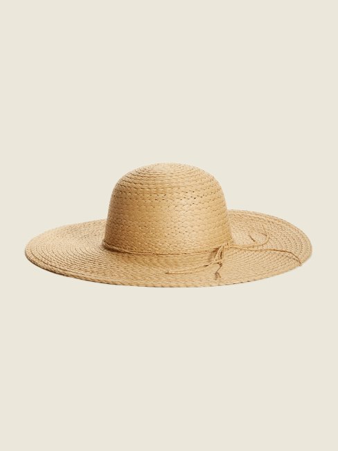 Chapeau De Paille Naturel Vera Floppy Guess