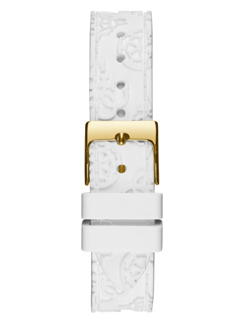 Montre Multifonction Guess Multi Silicone Blanc