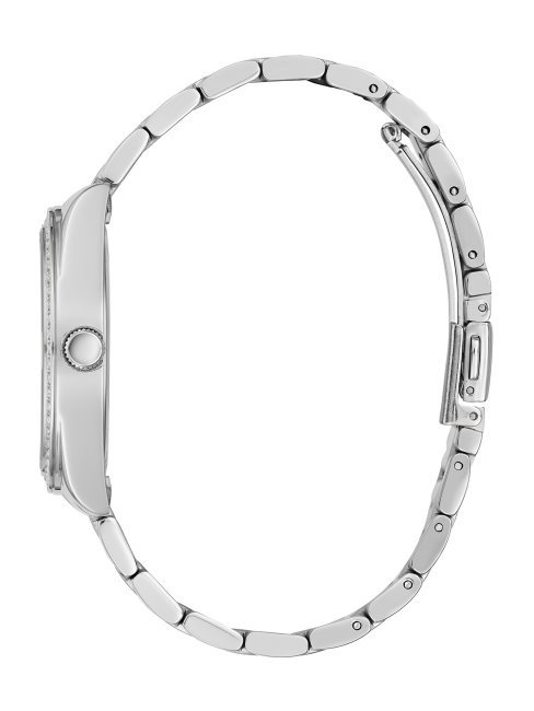 Montre Analogique Bleue Et Argentée Guess Multi