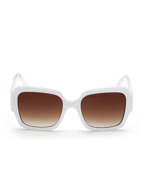 Lunettes De Soleil Papillon Addison Blanc Guess