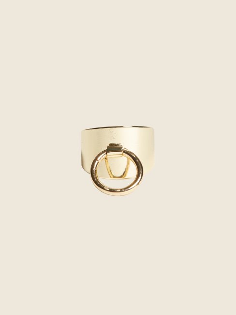 Bague En Or Guess En Plaqué Or 14 Carats - Taille 7