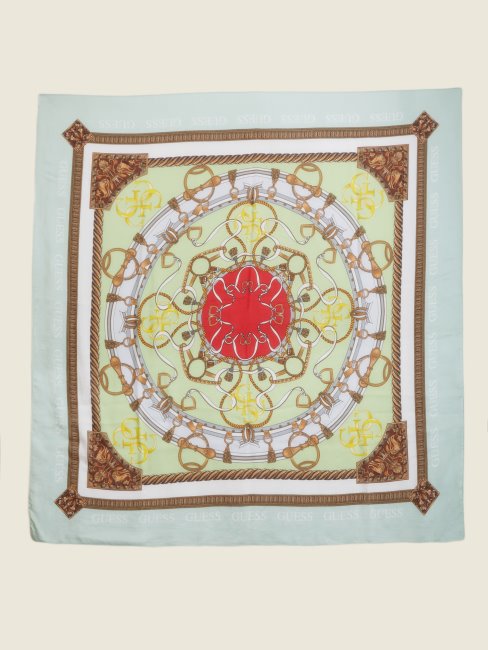 Sky Guess Monaco Foulard En Soie