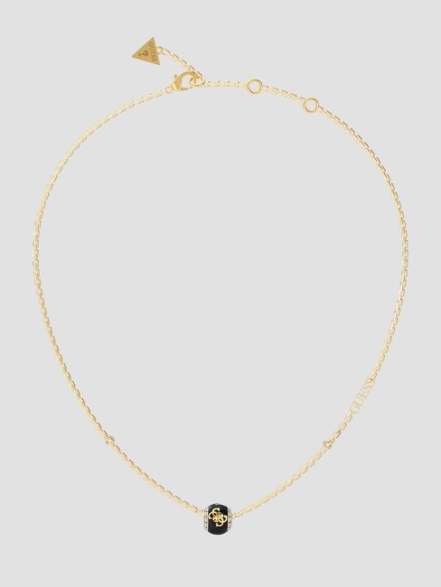 Collier De Perles Quattro G En Or Jaune/or Noir