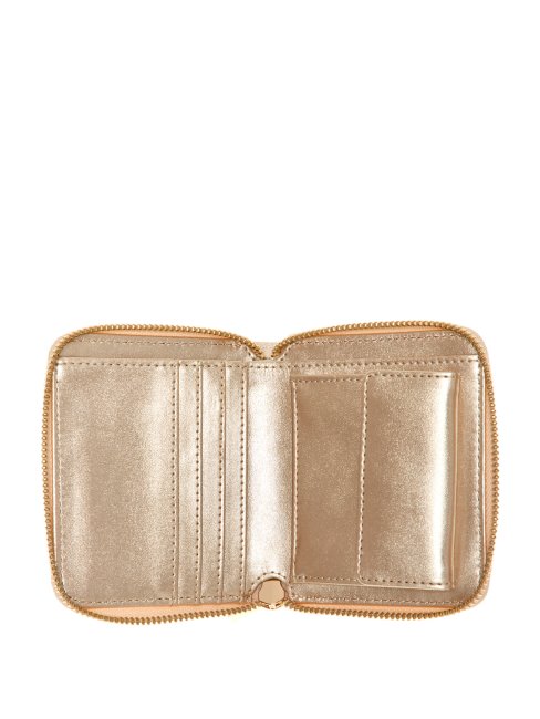 Guess Laurel Petit Portefeuille Zippé Blanc