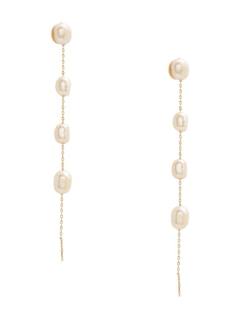 Guess Boucle D'oreille Chaîne Ou Perle D'eau Douce