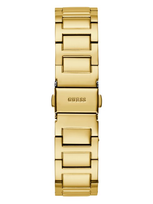 Montre Multifonction Carrée Dorée Guess