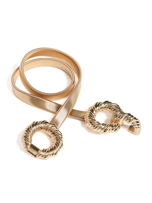 Ceinture Chaîne élastique Dorée Guess