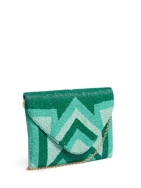 Guess Pochette Perlée Turquoise