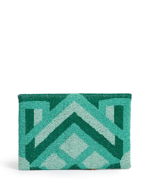 Guess Pochette Perlée Turquoise